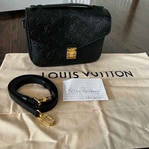 Louis Vuitton pochette Métis noir emperiente